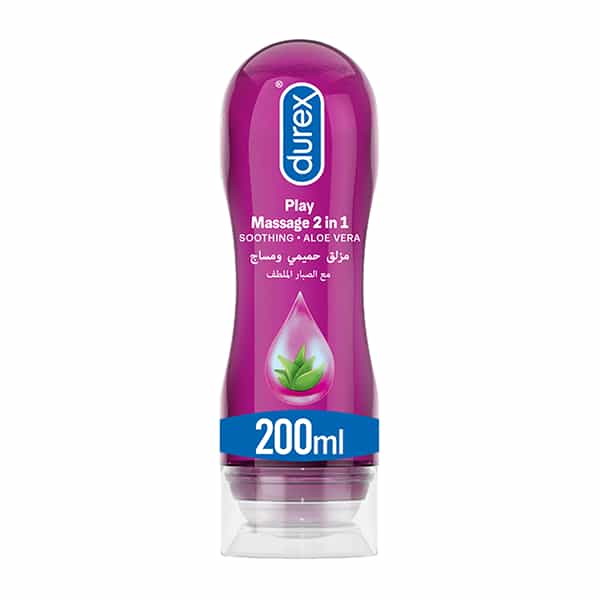 Durex Play Original Massage 2In1 Lube Soothing Aloe Vera 200Ml Gel - Buy  Online at DVAGO