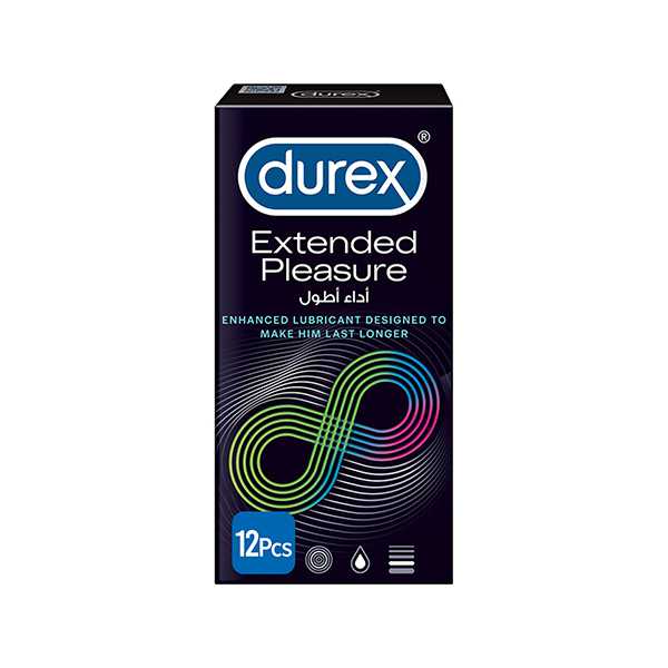 durex extended pleasure condoms (pack of 12) Product Image