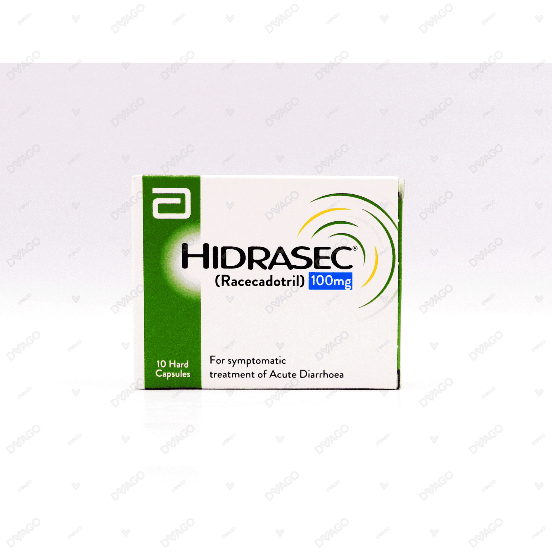 hidrasec capsules 100mg (1 box = 1 strip) (1 strip = 10 capsules) Product Image