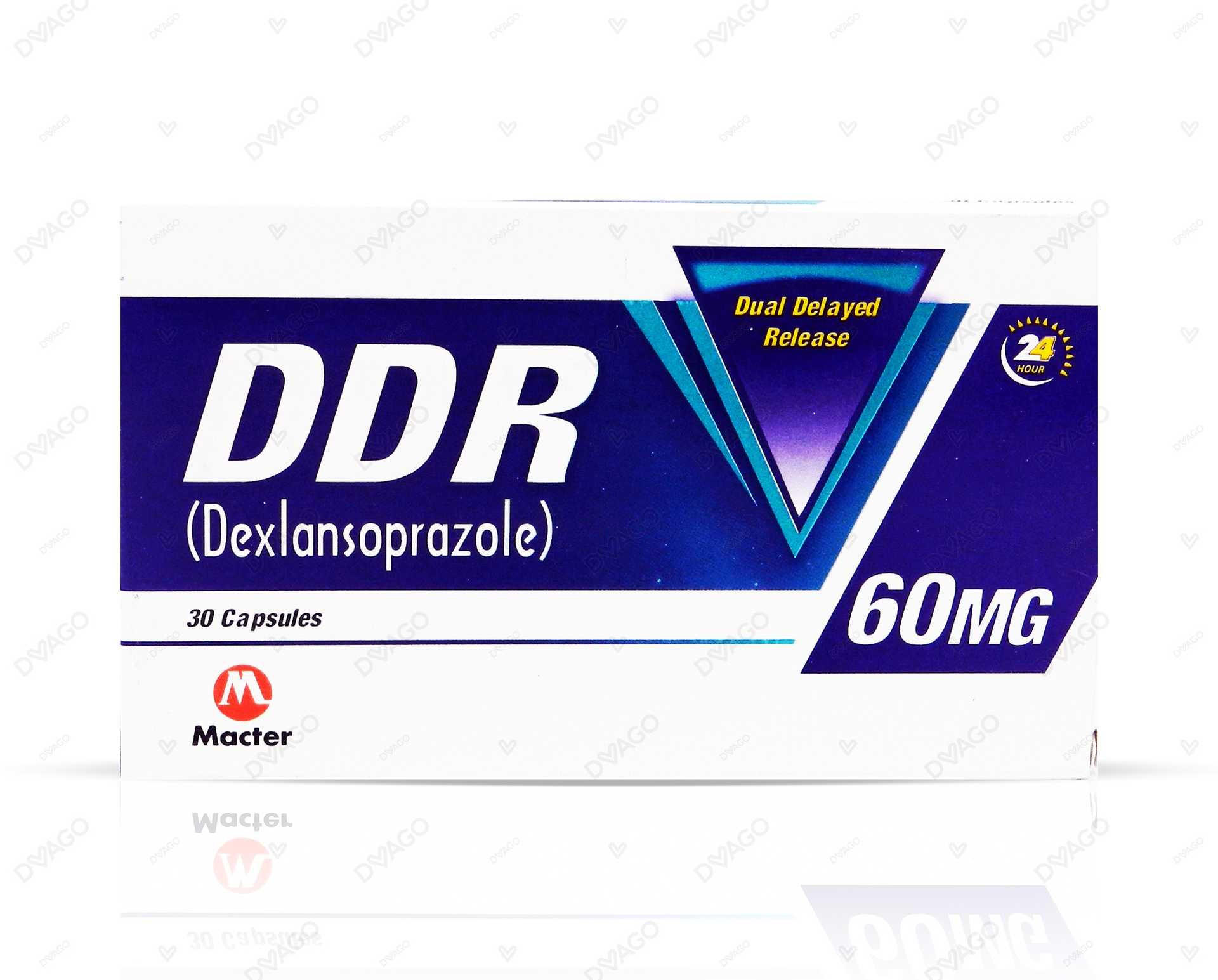 ddr capsules 60mg (1 box = 3 strips) (1 strip = 10 capsules) Product Image