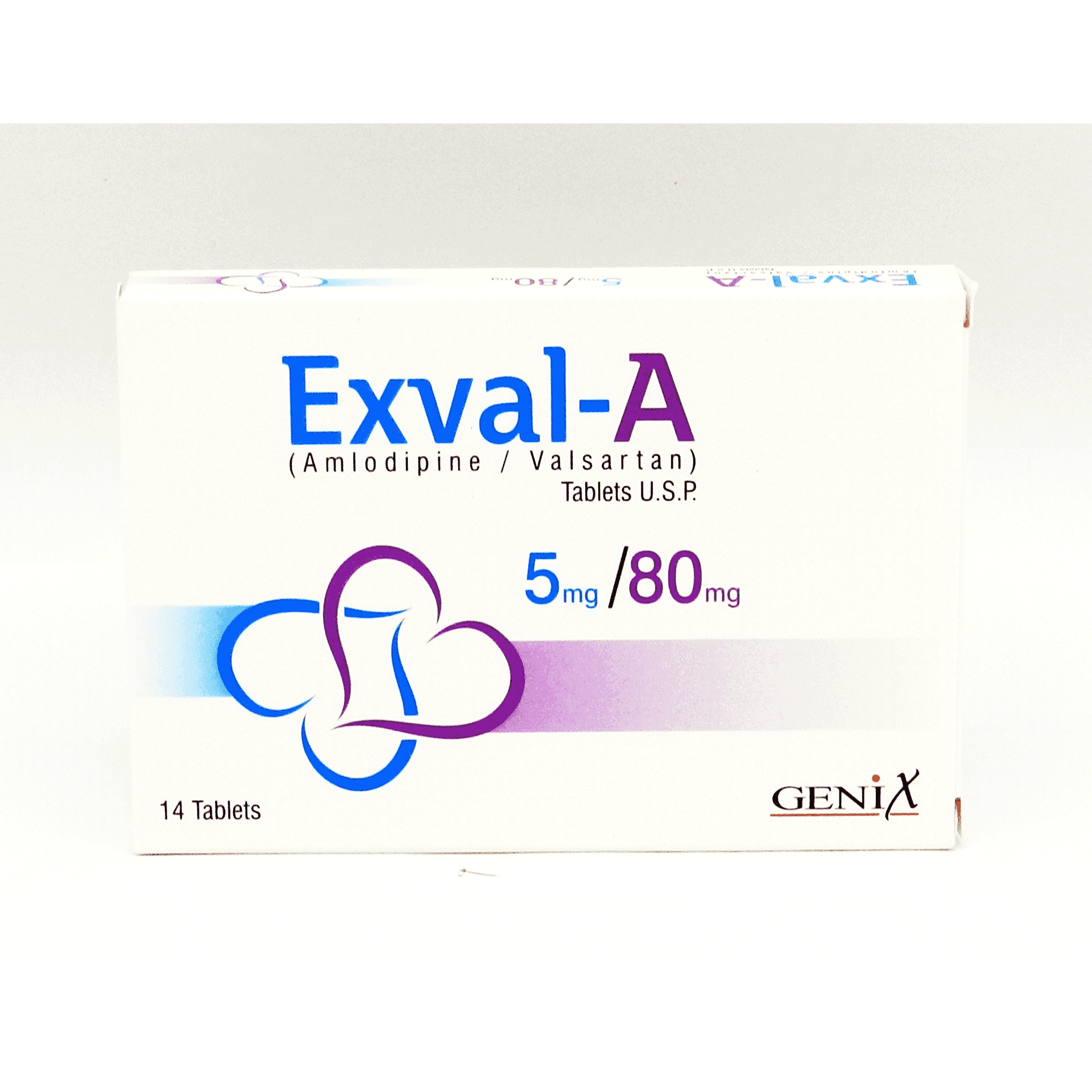 exval-a tablets 5mg/80mg (1 box = 2 strips) (1 strip = 7 tablets) Product Image
