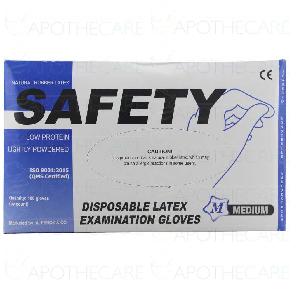 safety examinaton gloves size medium Product Image