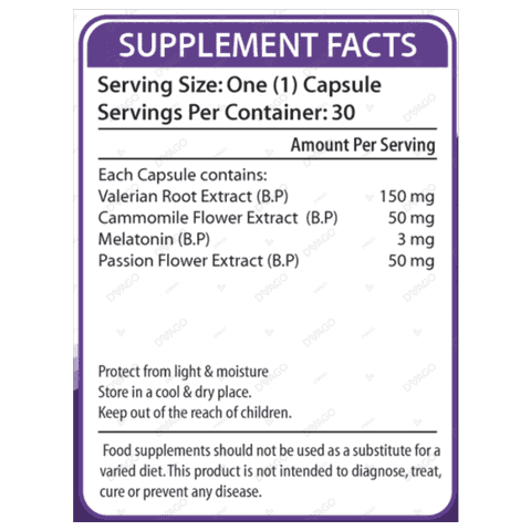 nutrifactor sleep well capsules  (1 bottle = 30 capsules) Product Image