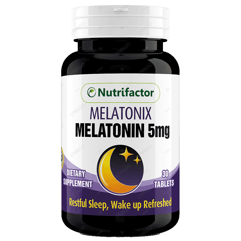 nutrifactor melatonix tablets 5mg  (1 bottle = 30 tablets) Product Image