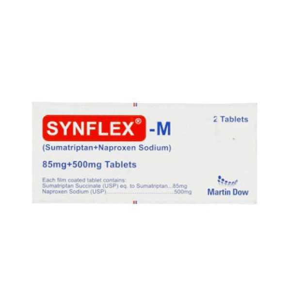 synflex-m tablets 85mg+550mg (1 box = 1 strip)(1 strip = 2 tablets) Product Image