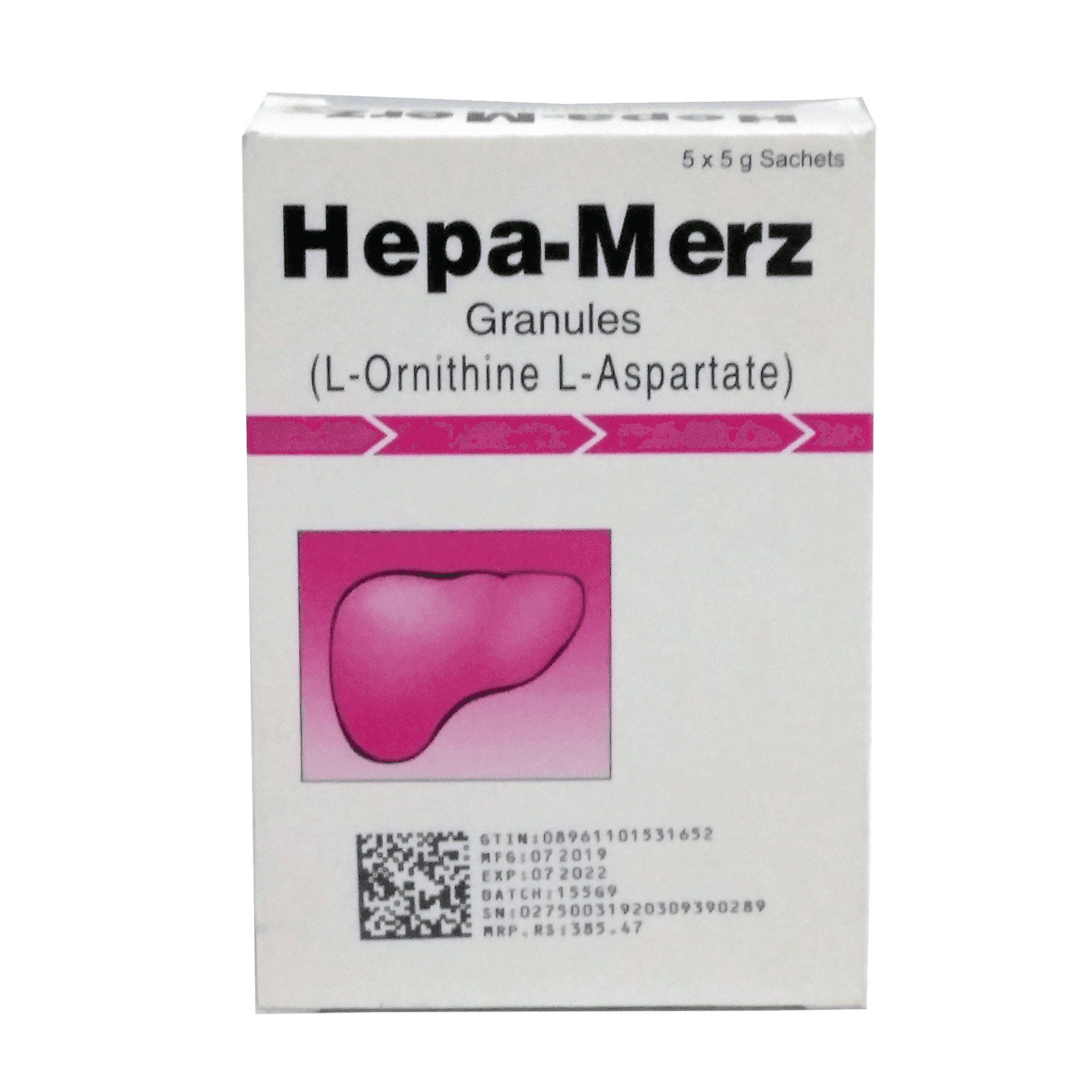 hepa-merz granule powder sachets 5g (1 box = 5 sachets) Product Image