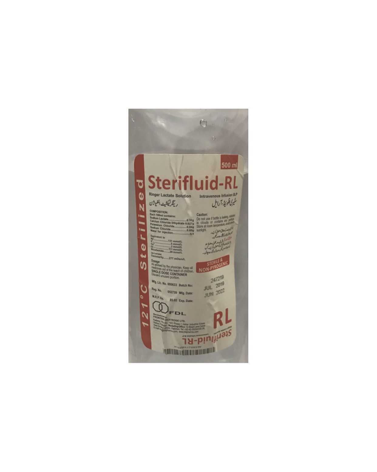 fdl ringer infusion 500ml Product Image