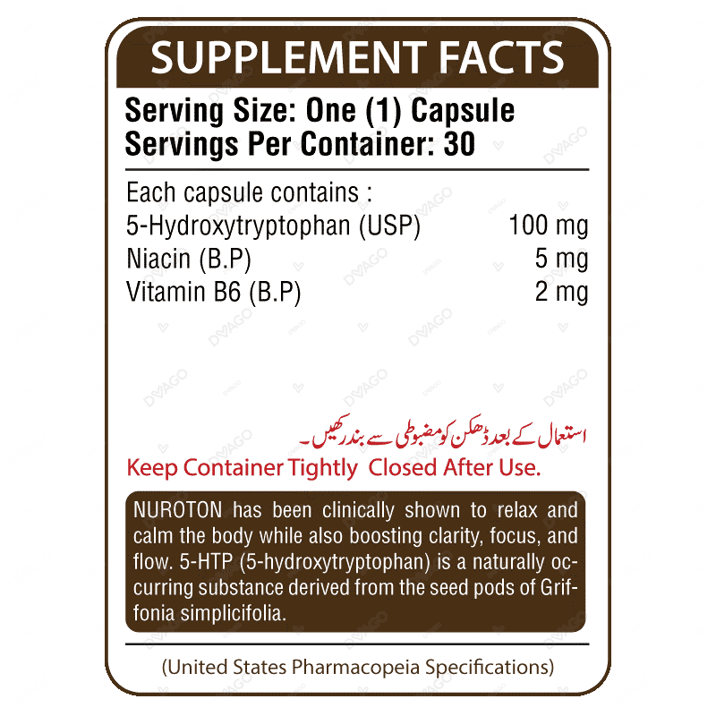 nutrifactor nuroton tablets (1 bottle = 30 tablets) Product Image