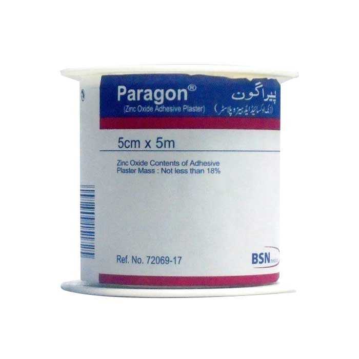 paragon zinc oxide adhesive plasters 1.25cmx5m Product Image