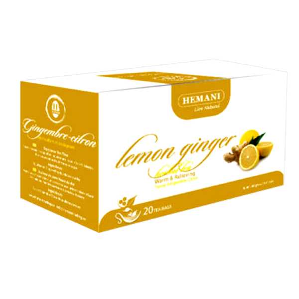 hemani herbal tea lemon ginger - pack of 20 Product Image