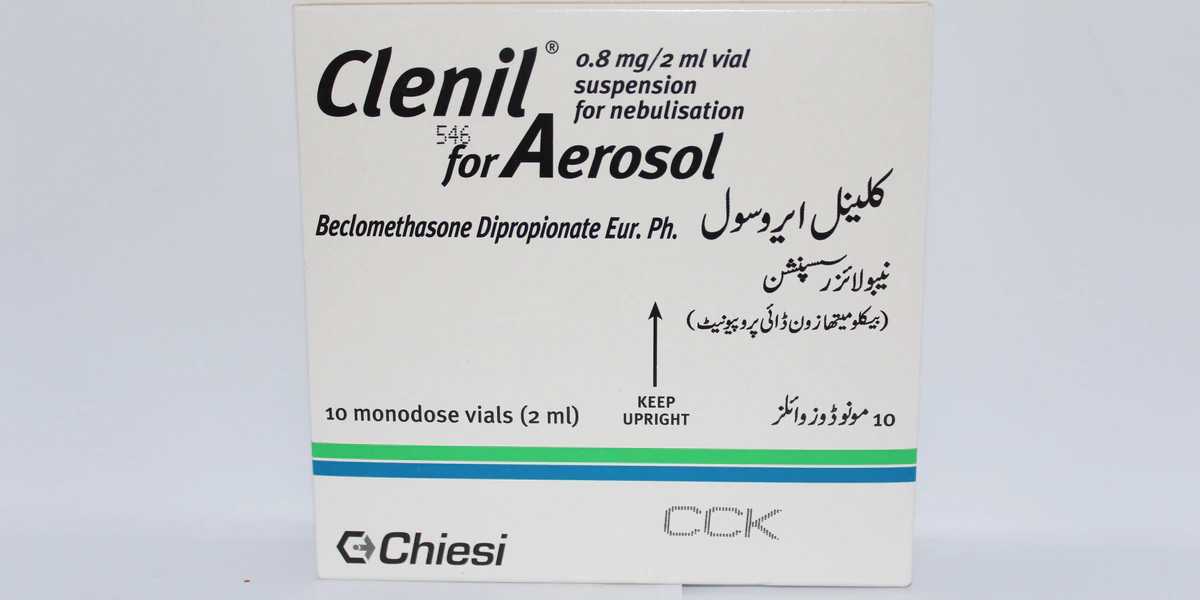 clenil for areosol ampoule 0.8mg/2ml (1 box = 10 nebulization solution) Product Image