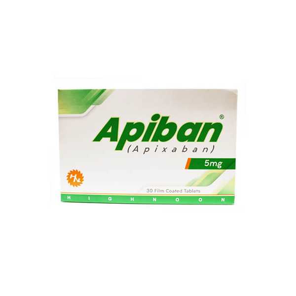 apiban tablets 5mg (1 strip = 10 tablets) Product Image