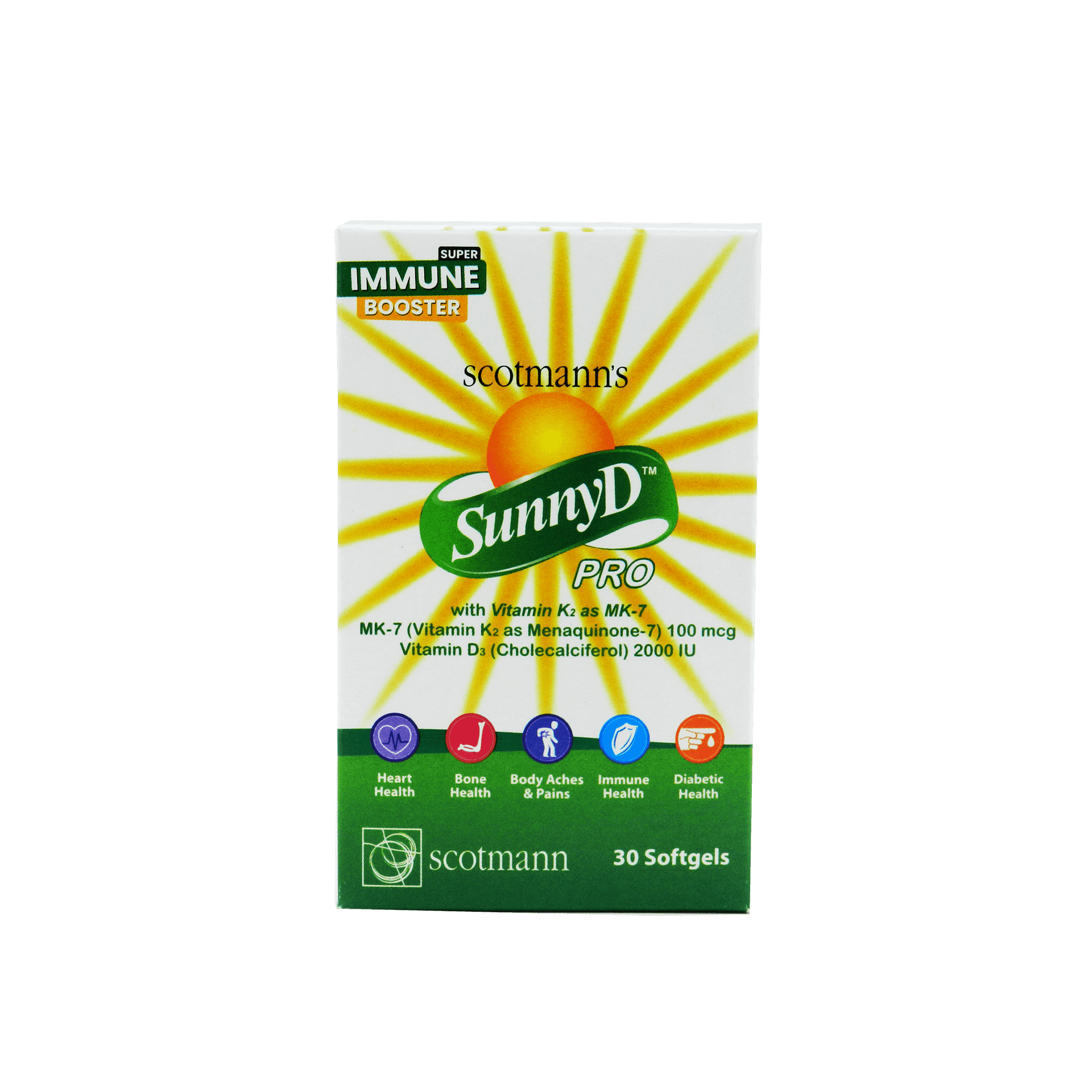 sunny d pro softgel capsules (1 bottle = 30 softgels) Product Image