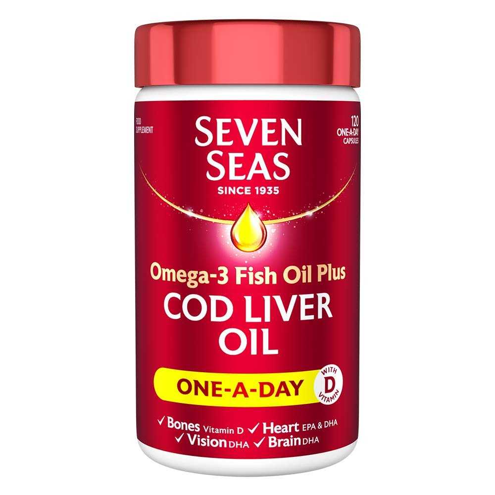 seven seas pure cod liver oil capsules (1 bottle = 120 capsules) Product Image