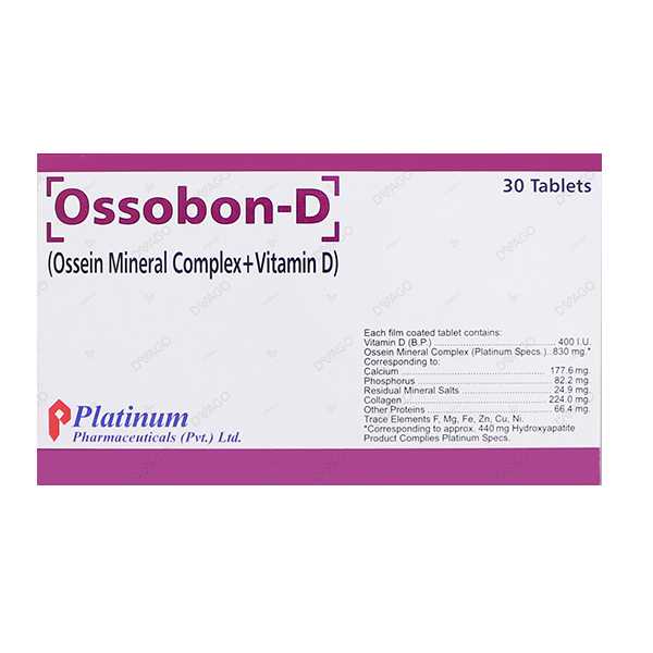 ossobon-d tablets (1 strip = 10 tablets) Product Image