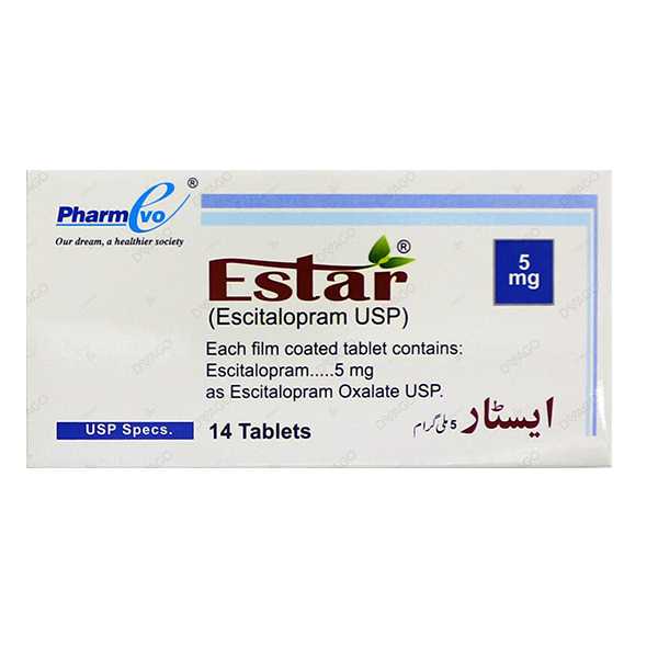estar tablets 5mg (1 strip = 7 tablets) Product Image