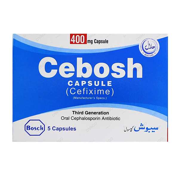 cebosh capsules 400mg (1 box = 1 strip)(1 strip = 5 capsules) Product Image