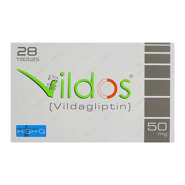vildos tablets 50mg (1 box = 2 strips) (1 strip = 14 tablets) Product Image