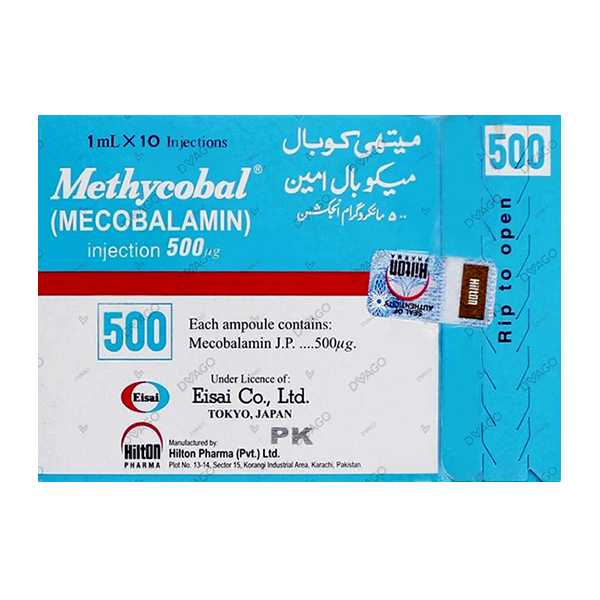 methycobal injection 500mcg (1 box = 10 ampoules) Product Image