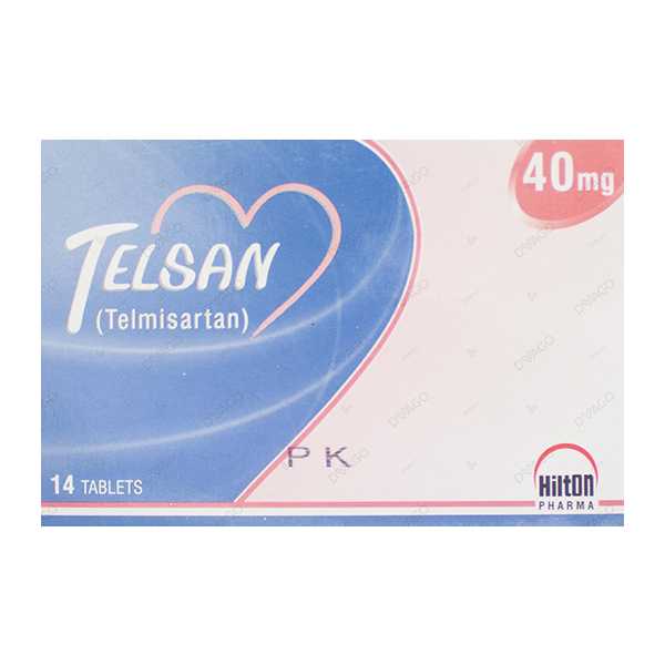 telsan tablets 40mg (1 strip = 7 tablets) Product Image