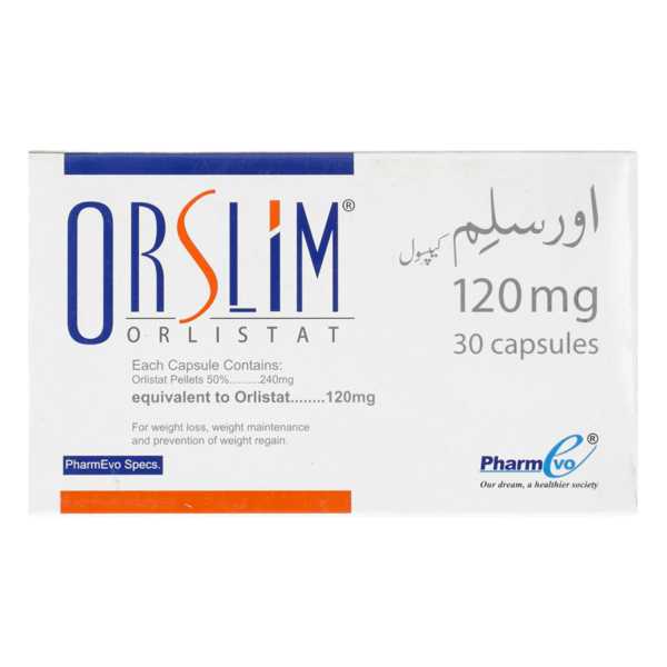 orslim capsules 120mg (1 strip = 10 capsules) Product Image