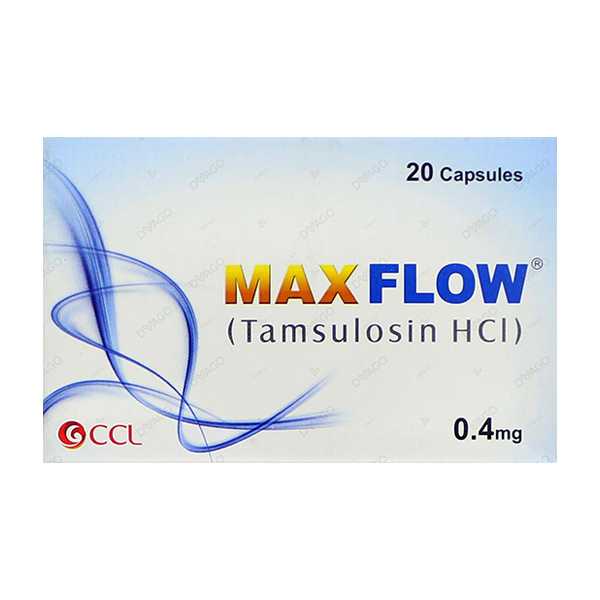 maxflow capsules 0.4mg (1 box = 2 strips) (1 strip = 10 capsules) Product Image
