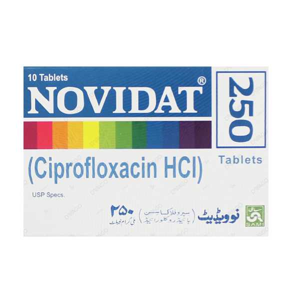 novidat tablets 250mg (1 box = 1 strip)(1 strip = 10 tablets) Product Image