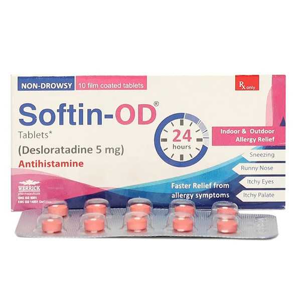 softin od tablets 5mg (1 box = 1 strip)(1 strip = 10 tablets) Product Image