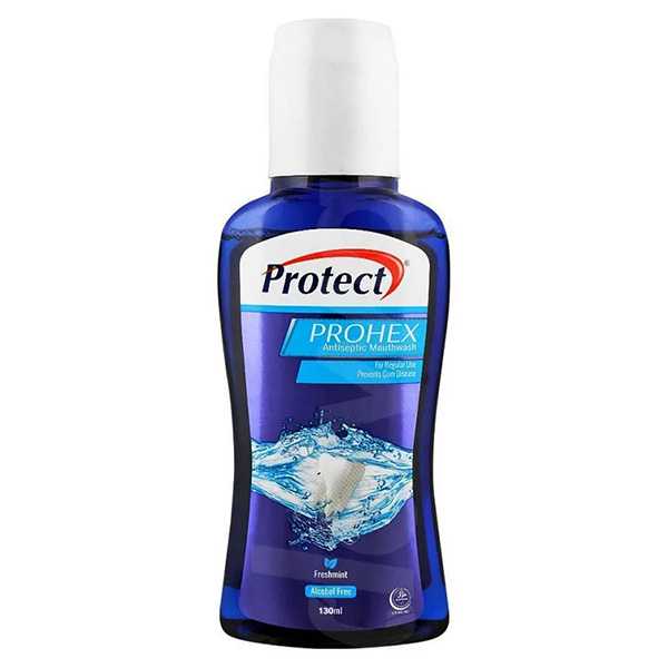 protect prohex antiseptic mouthwash 130ml Product Image