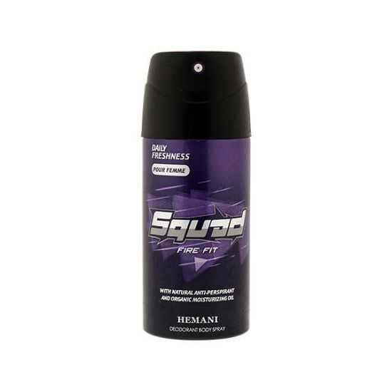 hemani squad deodorant spray fire fit for women 150ml Product Image