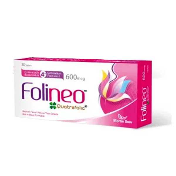 folineo tablets 600mcg (1 strip = 10 tablets) Product Image