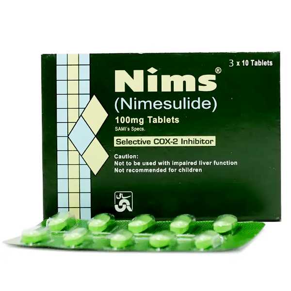 nims tablets 100mg  (1 strip = 10 tablets) Product Image