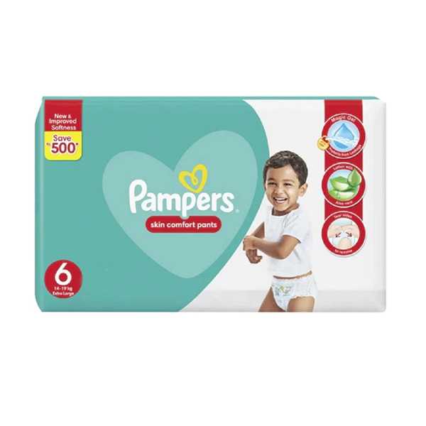 pampers baby pants mega pack extra large size 6 38pcs Product Image