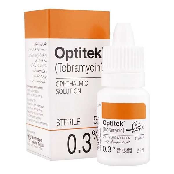 optitek eye drops 5ml Product Image