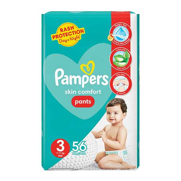 Buy Pampers Pants Mega Pack Size (56pcs) Online at Best Prices