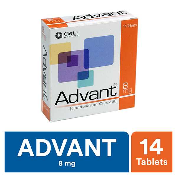 advant tablets 8mg (1 strip = 7 tablets) Product Image