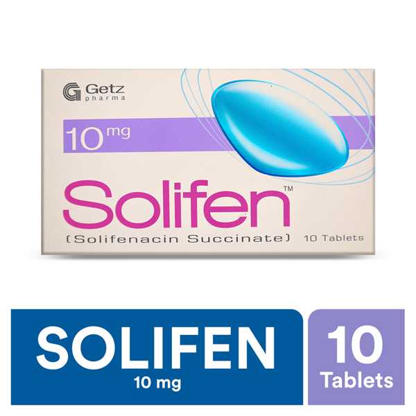 solifen tablets 10mg (1 box = 1 strip)(1 strip = 10 tablets) Product Image