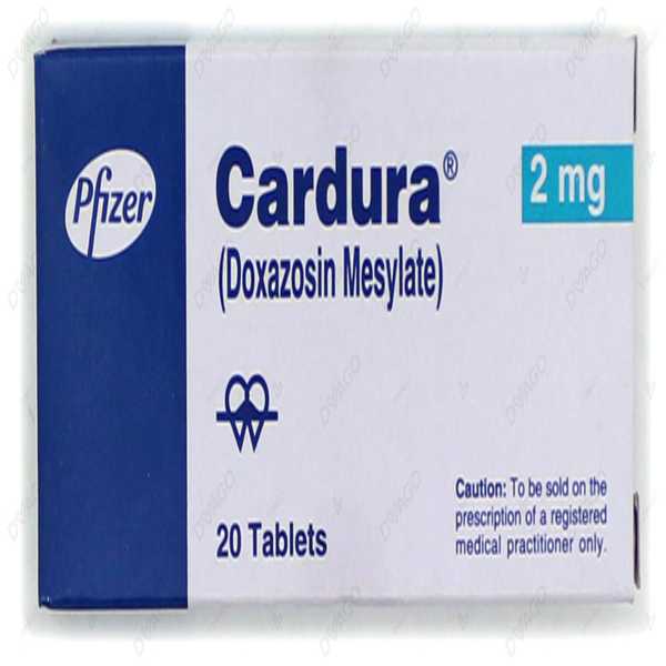 cardura tablets 2mg (1 strip = 10 tablets) Product Image