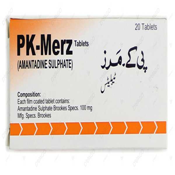 pk-merz tablets 100mg (1 box = 2 strips) (1 strip = 10 tablets) Product Image