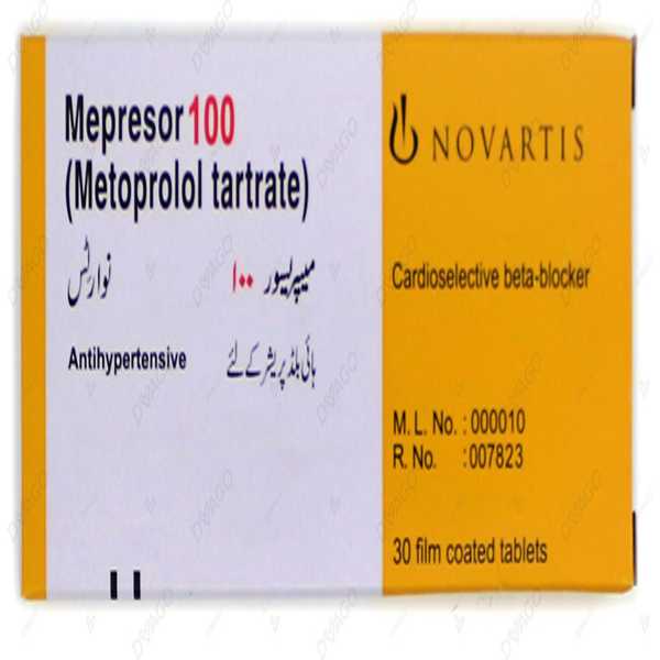 mepresor tablets 100mg (1 strip = 10 tablets) Product Image
