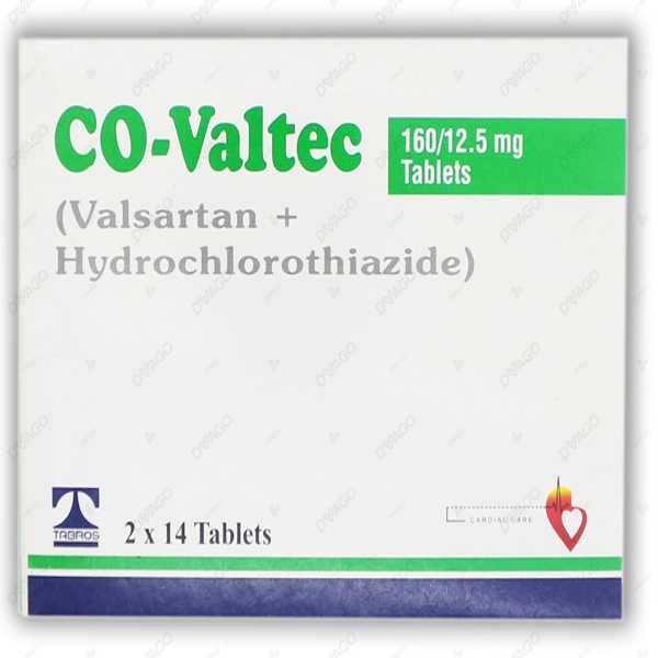 co-valtec tablets 160/12.5mg (1 strip = 14 tablets) Product Image