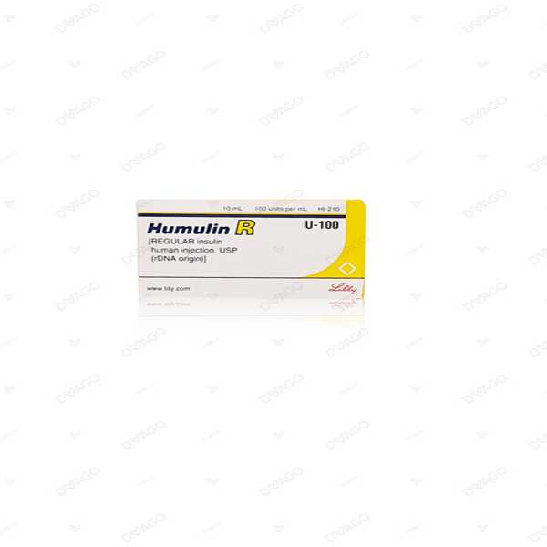 humulin-r injection 100iu/ml 10ml (1 box = 1 injection) Product Image