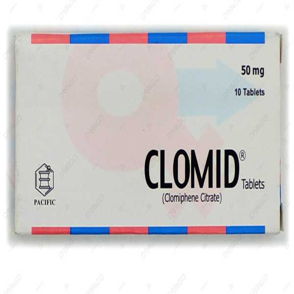 clomid tablets 50mg (1 box = 1 strip)(1 strip = 10 tablets) Product Image
