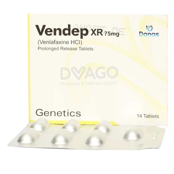 vendep xr tablets 75mg (1 strip = 7 tablets) Product Image
