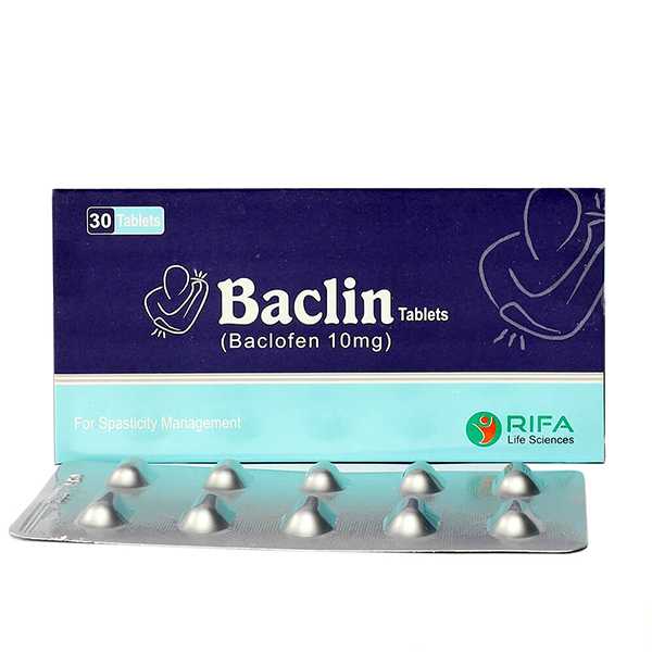 baclin tablets 10mg (1 strip = 10 tablets) Product Image