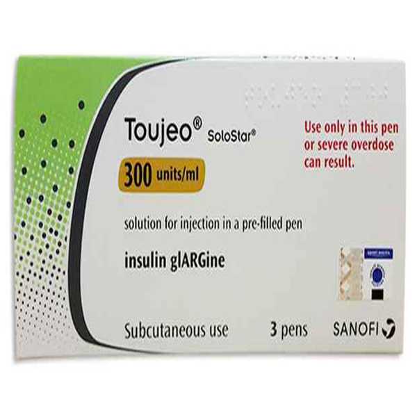 toujeo solo star prefilled pen 300units/ml (1 box = 3 prefilled pen) Product Image