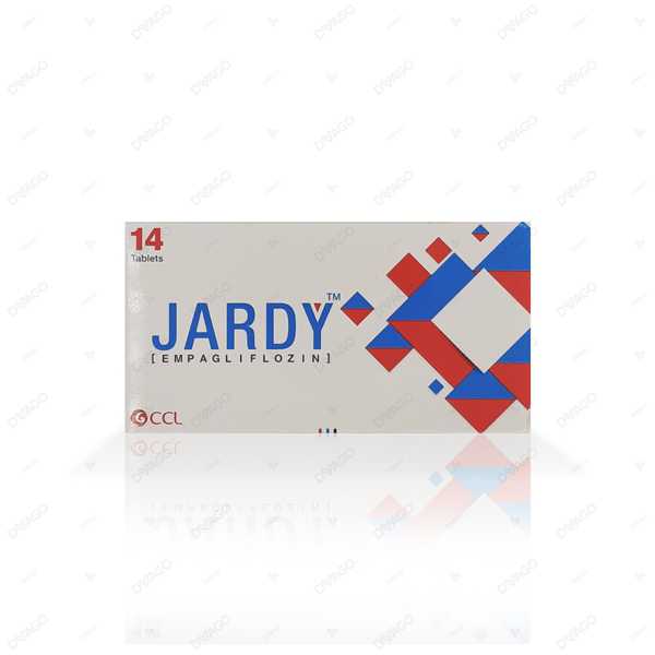 jardy tablets 25mg (1 box = 2 strips) (1 strip = 7 tablets) Product Image