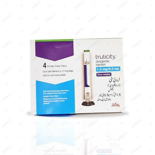 trulicity injection 1.5mg/0.5ml (1 box = 4 injections) Product Image