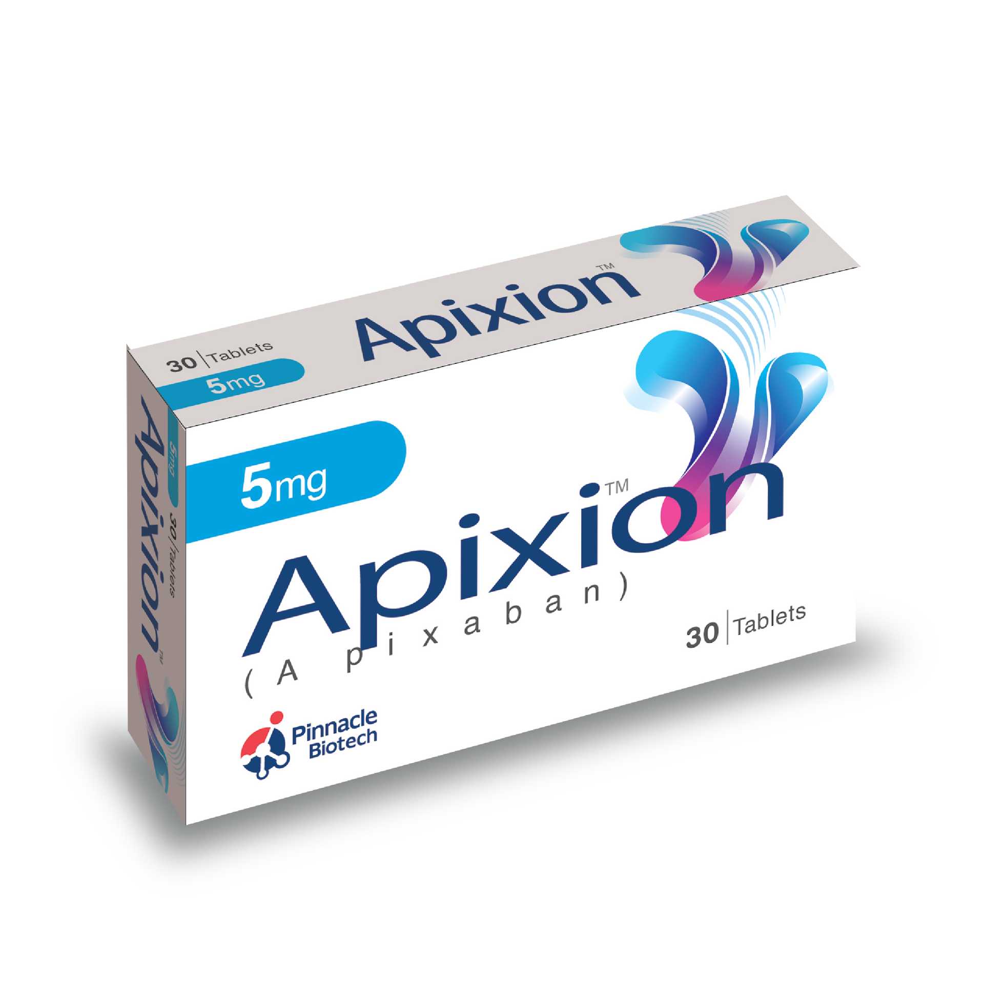 apixion tablets 5mg (1 box = 3 strips) (1 strip = 10 tablets) Product Image