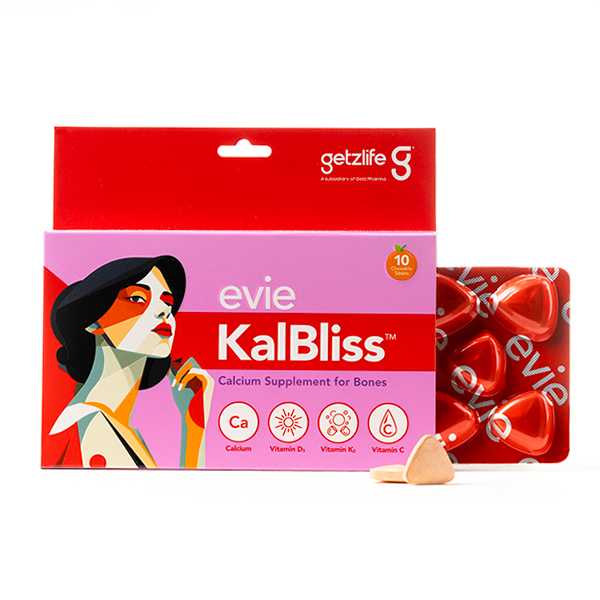 evie kalbliss chewable sugar free tablets (1 box = 10 tablets) Product Image